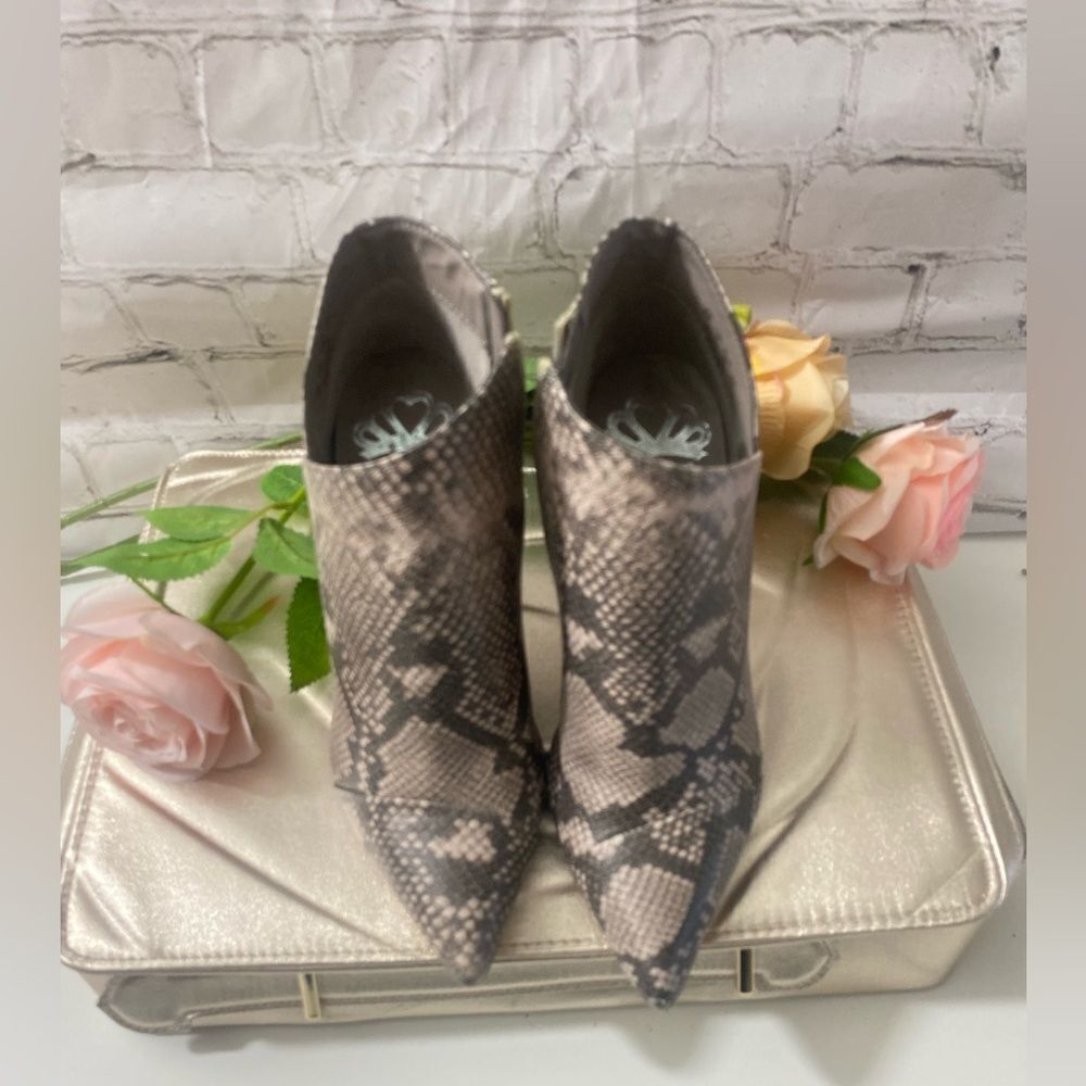 Snakeskin Ankle Boots